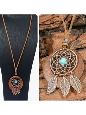 ✂️ SPRING SWEEP SALE Bohemian Dreamcatcher Bronze Multi-Layer Necklace